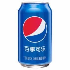 百事可乐330ml*24听整箱装 碳酸饮料可乐汽水易拉罐装饮料批发 百事可乐罐装【330ml*24】