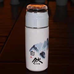 随莲茶水分离杯（自然）