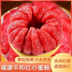 【Top销量】福建平和红心蜜柚  新鲜水果应季  红肉柚子皮薄甘甜 大果22cm-25cm 5斤
