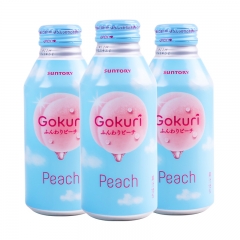 三得利白桃汁日本进口SUNTORY Gokuri3瓶装 高颜值网红少女心饮料